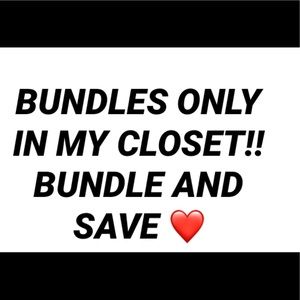 BUNDLES ONLY(NOT FOR SALE)